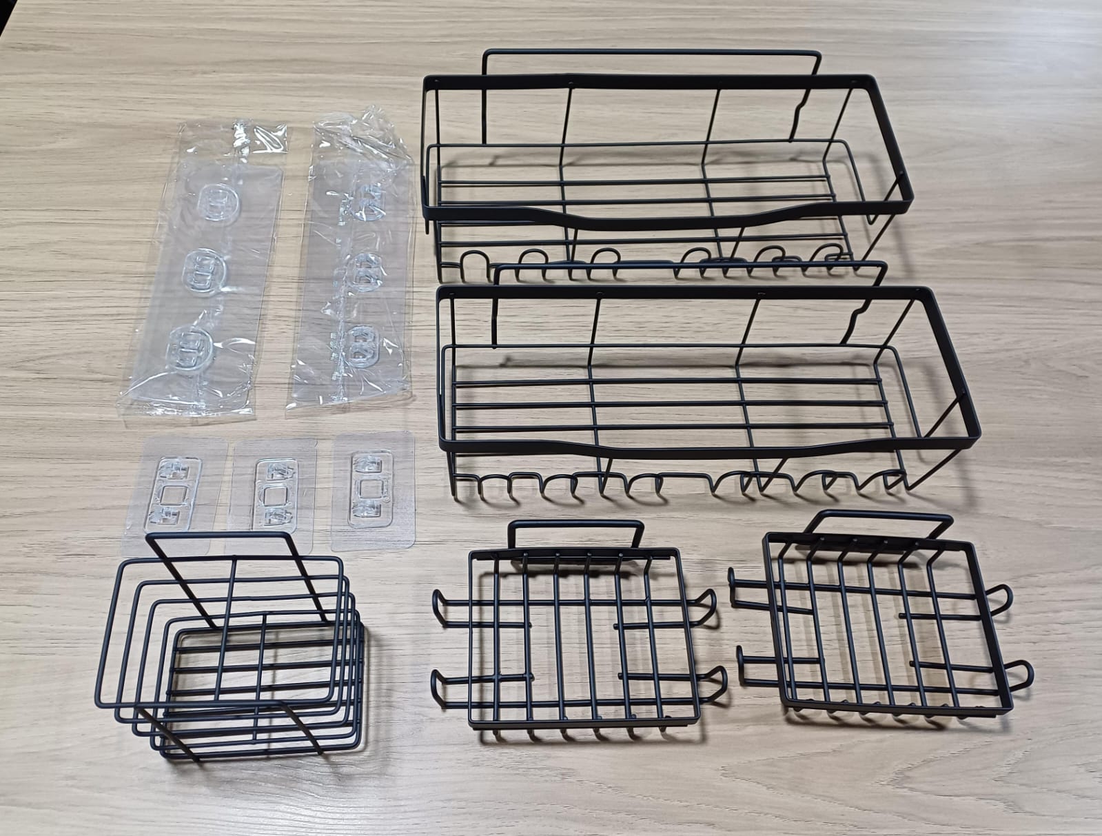 Miniatura 6 de Organizador Adhesivo Baño 5pcs Multi Uso